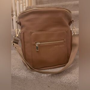 Fawn Design Convertible Diaper Bag/Backpack in Caramel